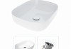 Комплект Teymi 2 в 1 для ванной: раковина Solli 60 накладная + выпуск Teymi без перелива белый F01583
