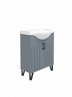 Превью фото Тумба Teymi Lina 65, 2 дверцы с доводчиком, ясень графит T60102 № 1