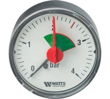 Watts F+R101(MHA) 50/4x1/4" Манометр аксиальный 50мм 0-4 бар