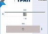 Трап для душа с сухим затвором вертикальный выпуск Teymi Helmi 10х50 c решеткой нержавеющая сталь T90331 № 15