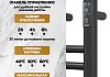 Полотенцесушитель электрический Teymi Lina Stick 10х120, с таймером, подключение левое/правое, черный матовый E80348 № 3