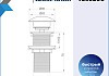 Донный клапан для раковины без перелива Teymi Solli графит матовый T140206 № 13
