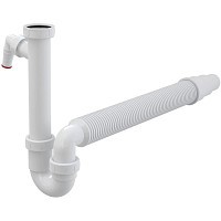 Превью фото Сифон для мойки AlcaPlast A83-DN50/40 № 1