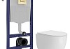 Комплект инсталляция Teymi Rapid SL с кнопкой GROHE золото матовое + унитаз ТОРНАДО Lori Vortex 3 пок F17633 № 20