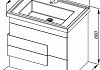 Комплект мебели для ванной Aquanet Мадейра 70 183161 № 15