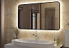 Зеркало настенное с подсветкой в ванную Teymi Solli Black Soft Line 120x70 LED сенсор на взмах T20230S T20230S № 7