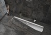 Трап для душа под плитку с сухим затвором вертикальный выпуск Teymi Aina 10х50 нержавеющая сталь T90357 № 6