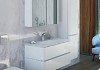 Комплект мебели для ванной Am.Pm Sensation 100 подвесная, белый глянец 