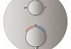 Внешняя часть термостатического смесителя для ванны Grohe Atrio с переключателем на 2 положения: ванна/душ, суперсталь 24138DC3 № 2
