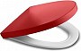 Крышка-сиденье Roca Khroma 801652F3T красная, с микролифтом, петли хром