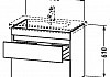 Комплект мебели для ванной Duravit DuraStyle 80 темный каштан 2 ящика  № 3