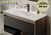 Раковина для ванной мебельная на тумбу Teymi Ritta 100 белая T51007