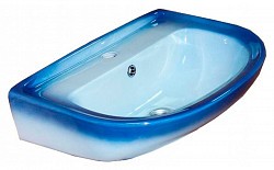 Превью фото Раковина Rosa Ресса синяя № 1