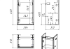 Тумба с раковиной Керама Марацци для ванной 40 см Teymi Vinga белая фасад фисташка F18025 № 7