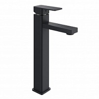 Превью фото Смеситель для раковины Diadonna высокий, черный матовый D235-13BL № 1