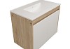 Тумба подвесная для ванной 80 см Teymi Netta корпус дуб без фасада T60605 T60605 № 10