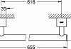 Полотенцедержатель Grohe Atrio New 40309003 хром № 2