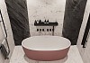 Ванна акриловая отдельностоящая Teymi Lina 170x76x58, розовая матовая T130103 № 3