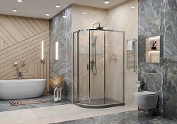 Превью фото Душевое ограждение Ambassador Kingston 110x80x200 14011110 № 1