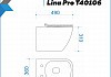 Готовое решение Teymi: Инсталляция Aina 45 + клавиша смыва Kati черная + унитаз Lina Pro F01427 № 10