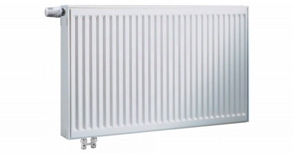 Стальной панельный радиатор Rommer Ventil 22 тип 500x1300 RRS-2020-225130 с нижним подключением для системы отопления дома, офиса, дачи и квартиры