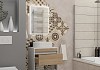 Тумба подвесная для ванной 55 см Teymi Ritta корпус белый фасад дуб T60537 T60537 № 5