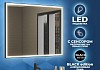 Зеркало настенное с подсветкой в ванную Teymi Helmi Black Edition 100х80 LED сенсор на взмах T20306IR T20306IR № 2