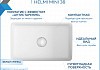 Комплект Teymi 2 в 1: Раковина Helmi Mini 38 artceramic накладная T50304 + выпуск для раковины 1/4", клик-клак, T90901 хром F00107 № 3