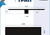 Трап для душа под плитку с сухим затвором вертикальный выпуск Teymi Aina 10х40 черный T90354 № 15