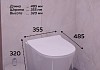 Комплект 3 в 1 инсталляция Grohe Rapid SL + Унитаз подвесной Teymi Solli Pro + кнопка хром F18270 № 7