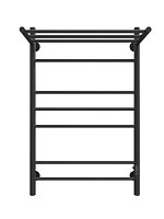 Превью фото Полотенцесушитель электрический Маргроид Лина (ВхШ) 80х50, П(2+3+2) Straight с полкой, таймер, скрытый монтаж, правое подключение, черный матовый 4690569070352 № 1