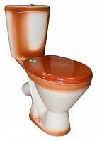 Превью фото Унитаз-компакт Rosa Элегант коричневый Вн УнК05 № 1