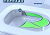 Комплект 3 в 1 инсталляция Grohe Rapid SL + Унитаз подвесной Teymi Helmi Pro Vortex + кнопка хром F17136 № 8