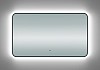 Зеркало настенное с подсветкой в ванную Teymi Solli Black Soft Line 120x70 LED сенсор на взмах T20230S T20230S № 9