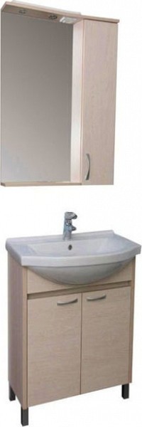 Комплект мебели для ванной Aquanet Донна 60 светлый дуб