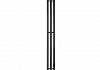 Полотенцесушитель электрический Teymi Helmi Inaro, 110х15, квадратный профиль, 3 секции, с таймером, графит матовый E90120 № 9