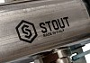 Коллектор Stout SMS 0907 нержавеющая сталь, на 8 контуров, с расходомерами № 10