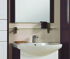 Превью фото Полка Акватон Альпина 65 стеклянная 1A134903AL010 № 1