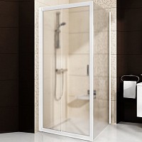 Превью фото Душевой уголок Ravak BLDP2-100+BLPS Grape, профиль белый № 1