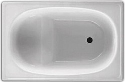 Превью фото Ванна стальная BLB Europa With Seat B05E 105x70 № 1