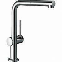 Превью фото Смеситель для кухни Hansgrohe Talis M54, 270 однорычажный с вытяжным изливом, 1jet, sBox 72809000, хром № 1