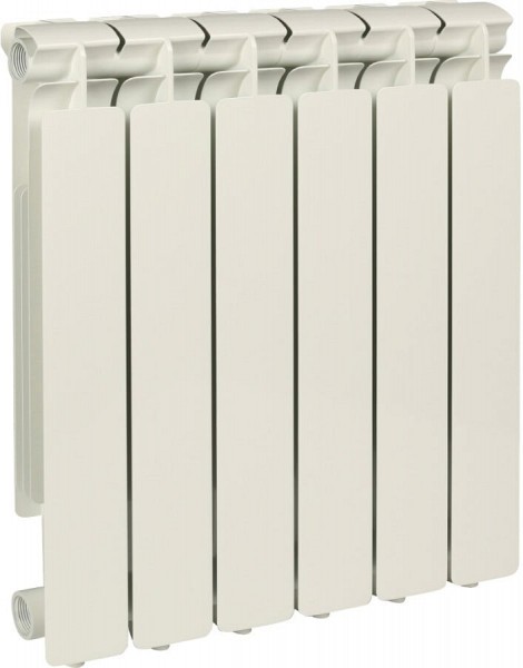 Радиатор алюминиевый Stout Bravo SRA-0110-050006 6 секций для системы отопления дома, офиса, дачи и квартиры