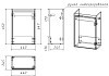 Тумба подвесная Teymi Solli 45, белая матовая, для раковины Фостер 45 T60209 T60209 № 14