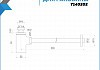 Сифон для раковины в ванную Teymi Iva золото глянцевый T140202 № 10