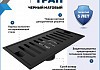 Трап для душа с сухим затвором вертикальный выпуск Teymi Helmi 10х20 c решеткой черный T90324 № 2