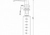 Дозатор для жидкого моющего средства Rossinka Silvermix AC AC-22P-Gray № 2