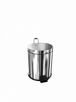 Превью фото Ведро для мусора с педалью Teymi Solli, 5 литров, хром T90222 № 1