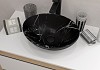 Раковина для ванной накладная Teymi Lori 40 цвет мрамор черный матовый T50483 № 5