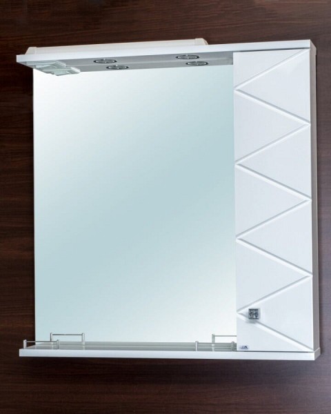 Шкаф-зеркало подвесной М-Классик Кристалл 80 6590