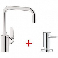 Превью фото Смеситель для кухни Grohe Eurodisc Cosmopolitan 124112 № 1